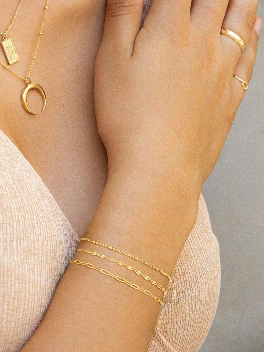 Elegant Stacking Bangles & Bracelets Set