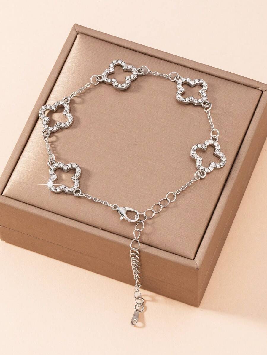 Fashion Minimalist 5-Petal Flower Bracelet