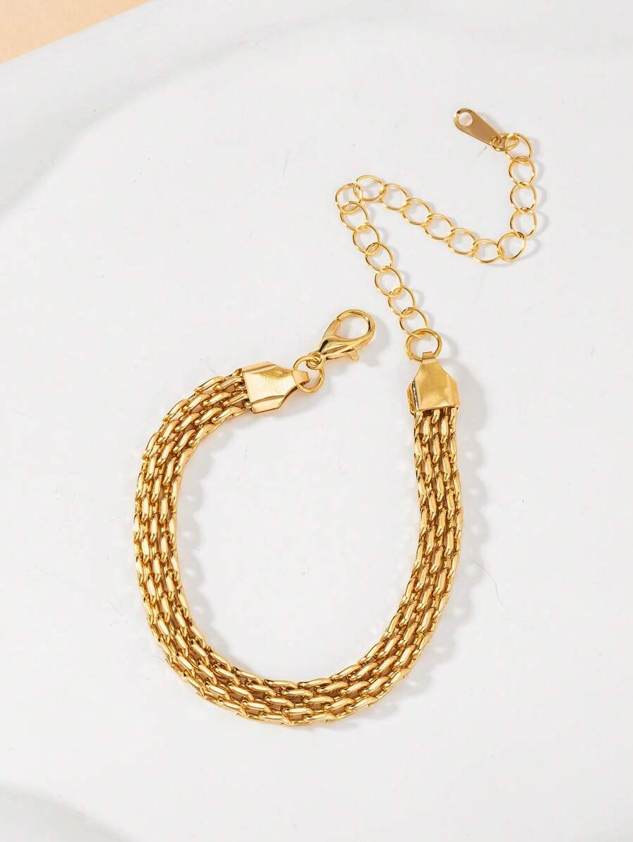 Fashion Minimalist 5-Petal Flower Bracelet