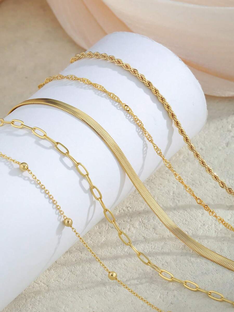 Elegant Stacking Bangles & Bracelets Set