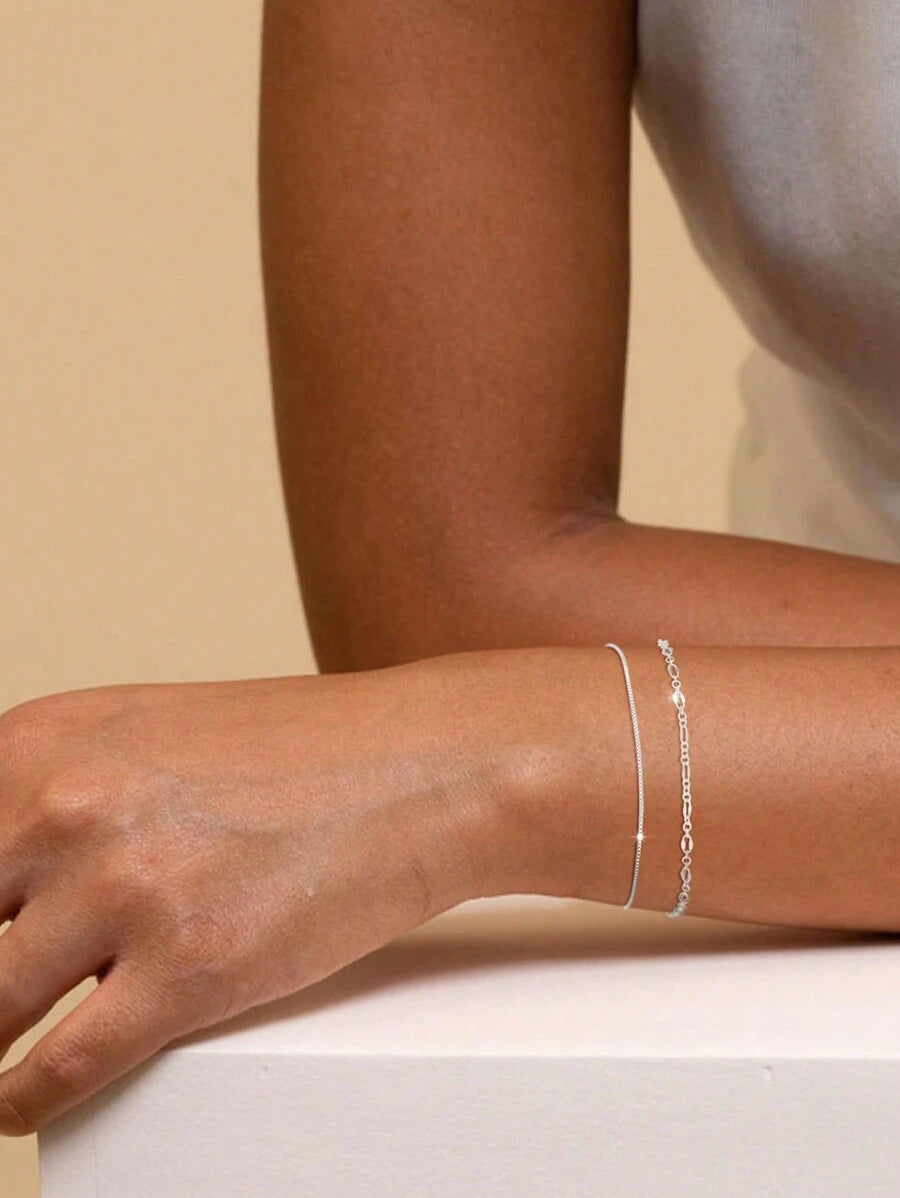 Elegant Stacking Bangles & Bracelets Set