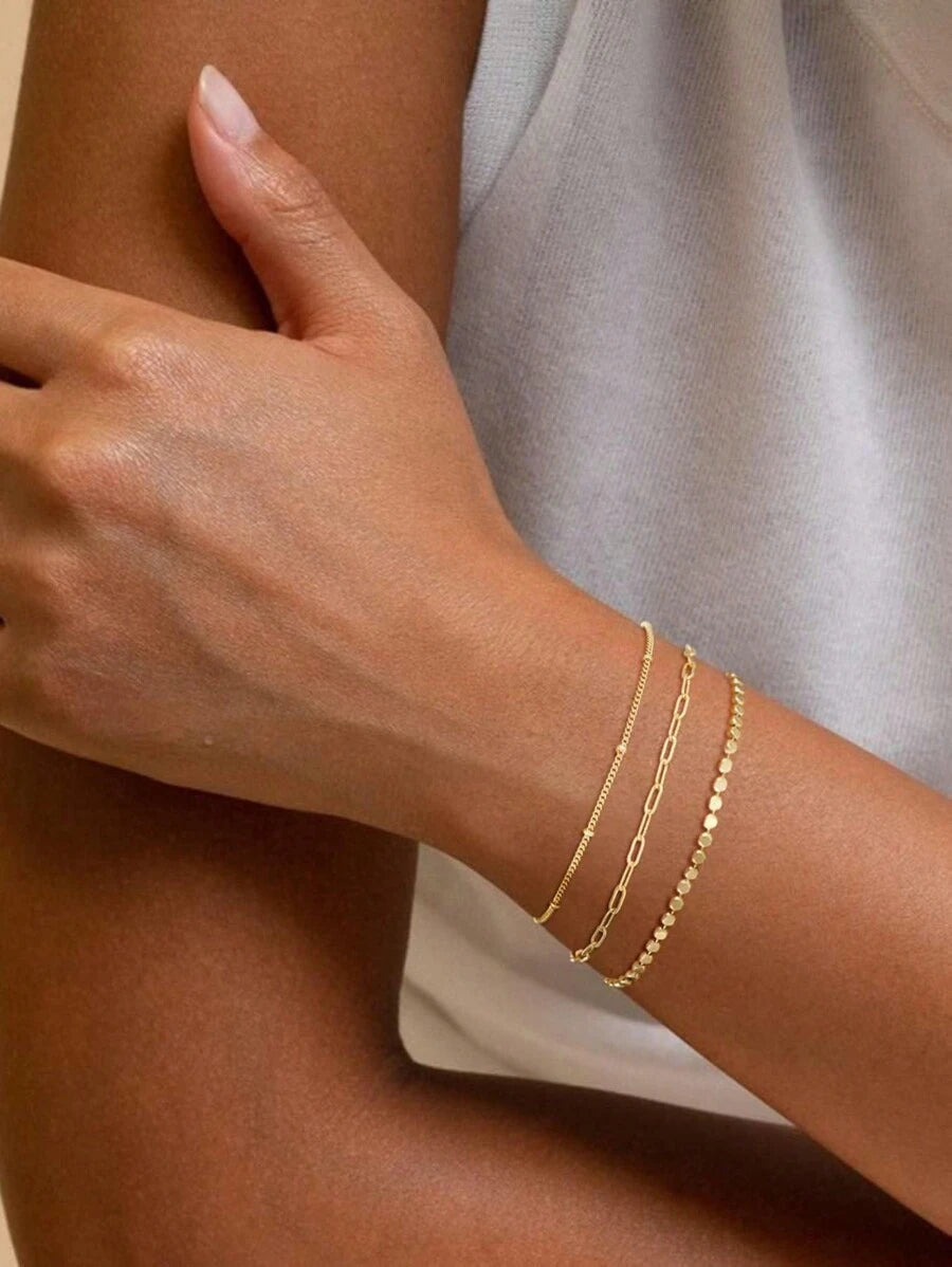 Elegant Stacking Bangles & Bracelets Set