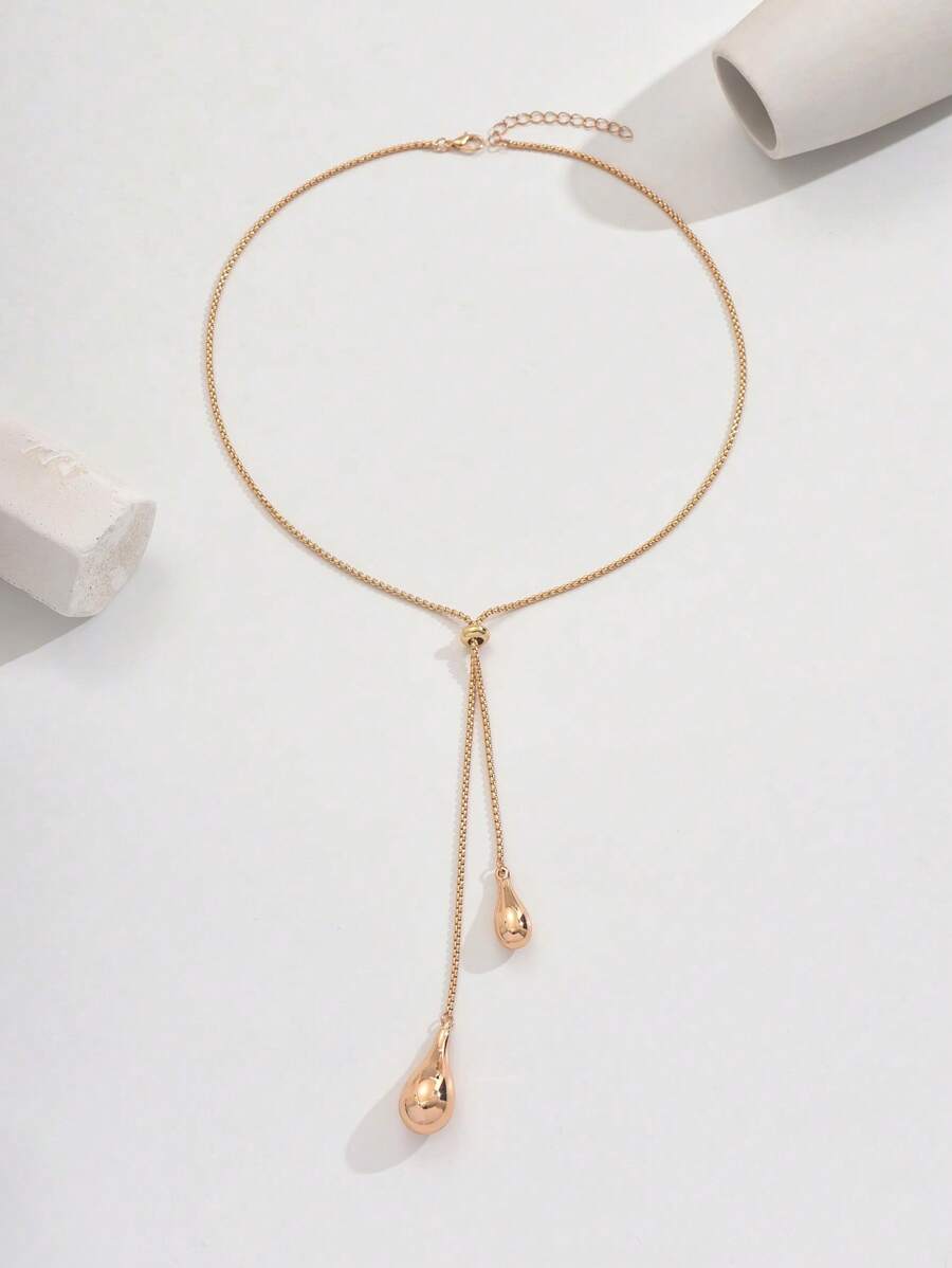Women's Elegant Y-Shaped Necklace