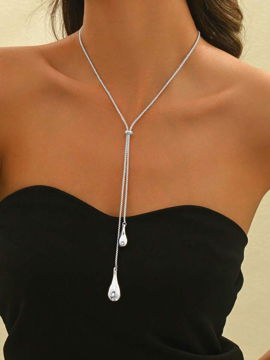 Women's Elegant Y-Shaped Necklace