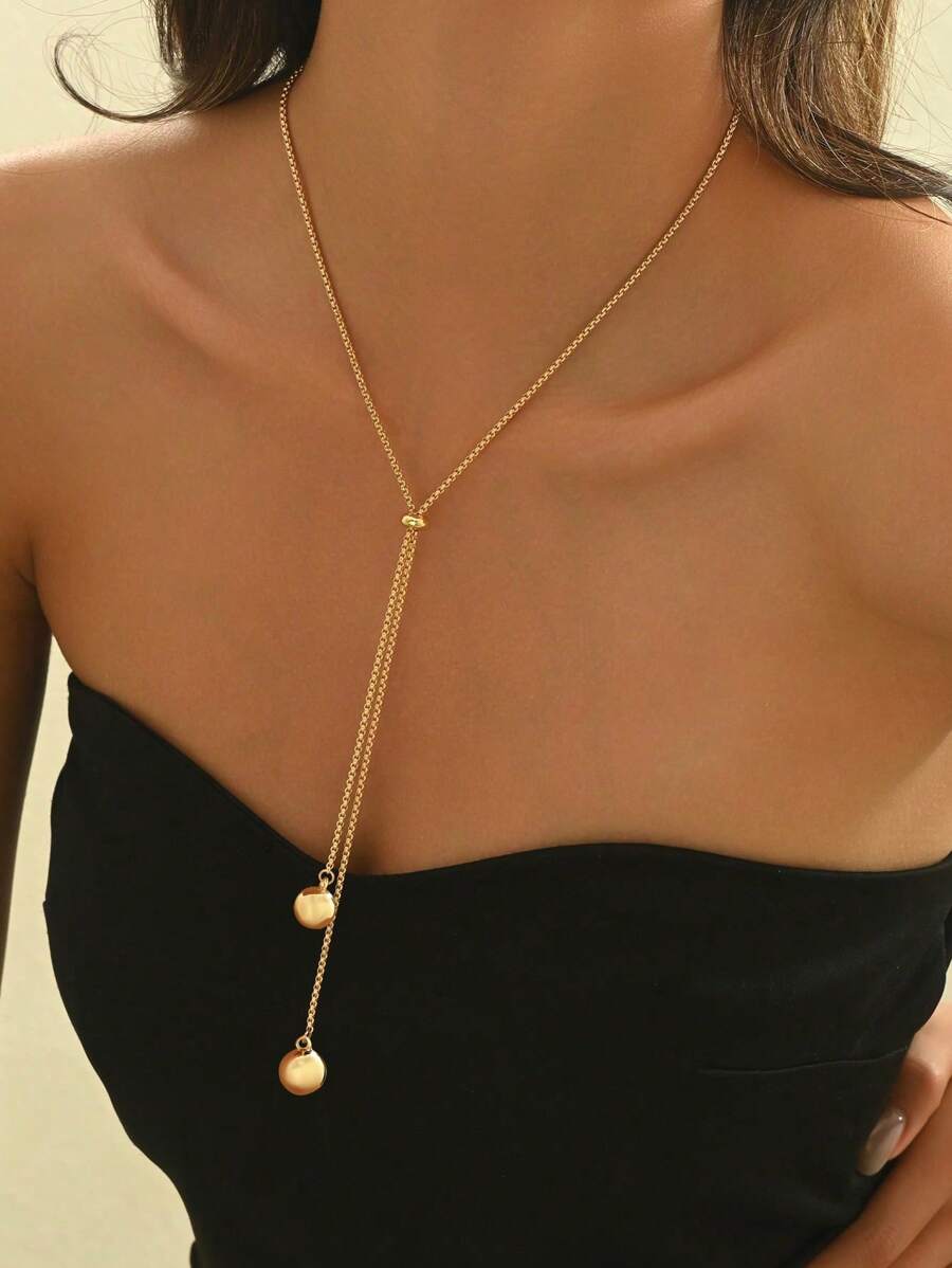 Women's Elegant Y-Shaped Necklace