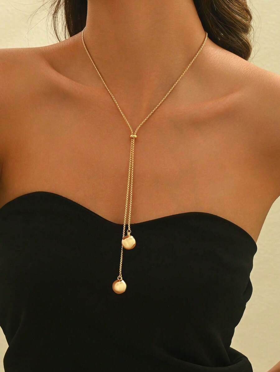 Women's Elegant Y-Shaped Necklace