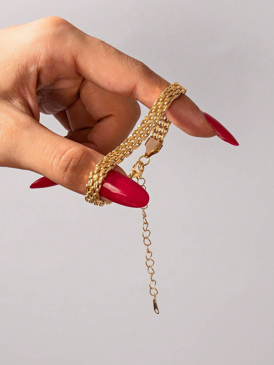 Fashion Minimalist 5-Petal Flower Bracelet