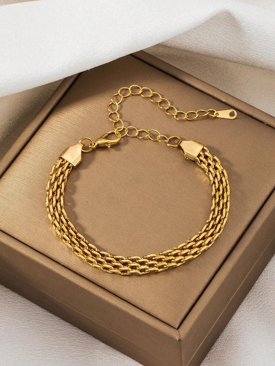 Fashion Minimalist 5-Petal Flower Bracelet